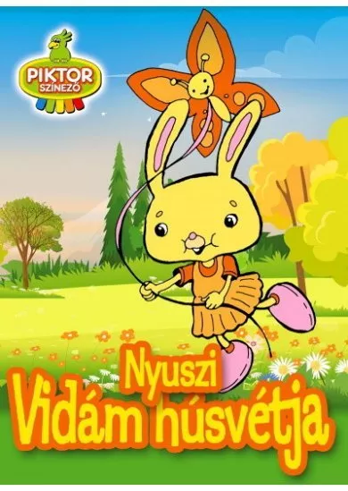 Nyuszi vidám húsvétja - Piktor Színező §H