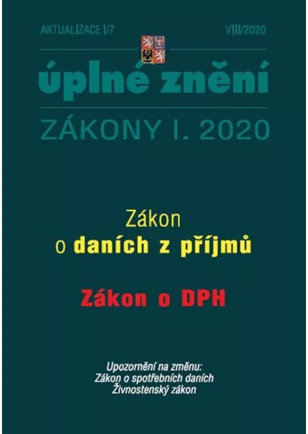 Aktualizace I/7 2020 - Úplné znění Zákona