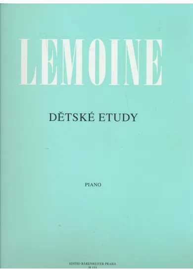 Dětské etudy - Piano