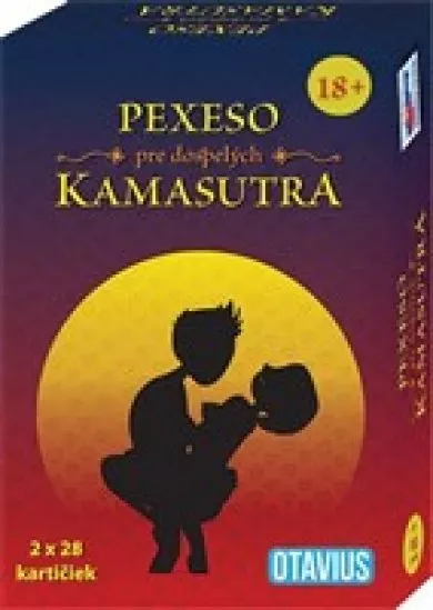 Pexeso  pre dospelých - KAMASUTRA - 2x28 kartičiek