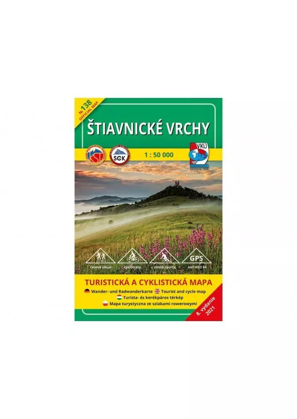 kolektiv - Štiavnické vrchy 1:50 000 - Turistická mapa 138
