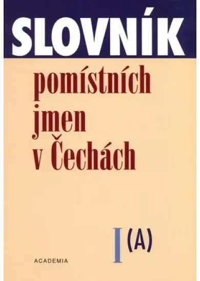 Slovník pomístních jmen v Čechách
