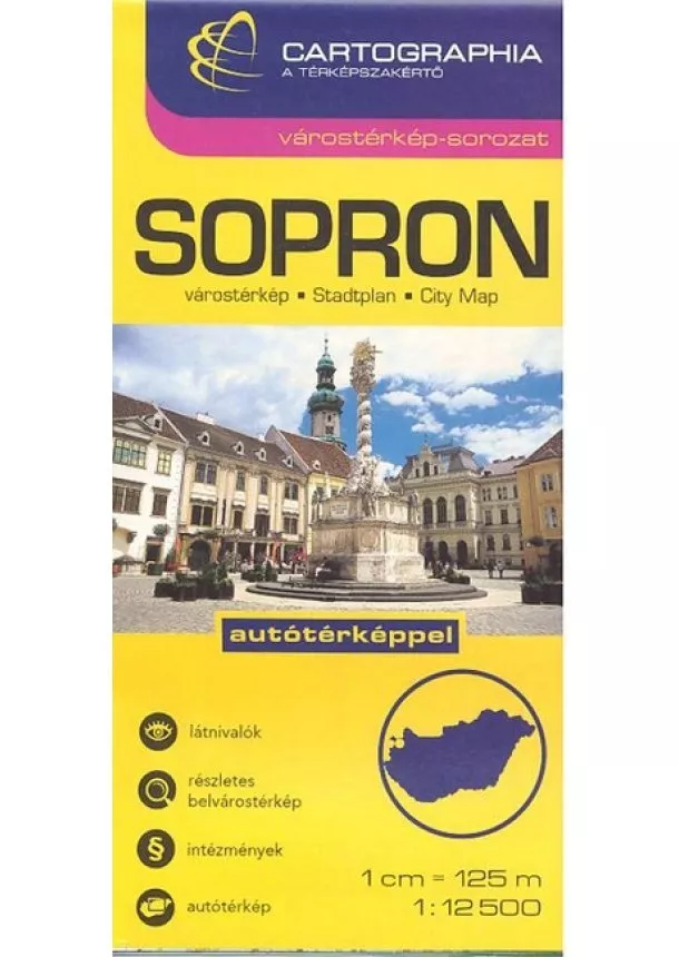Térkép - Sopron várostérkép (1:12 500) /Várostérkép-sorozat