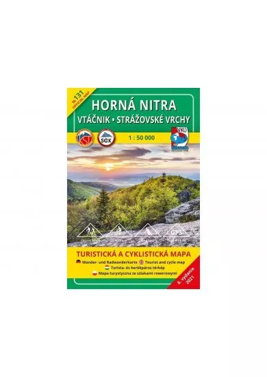 Horná Nitra - Vtáčnik - Strážovské vrchy 1:50 000 - Turistická mapa 131