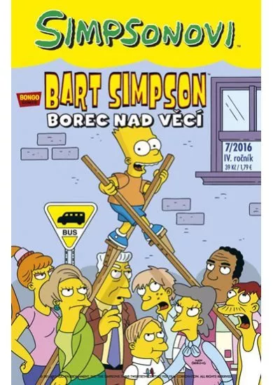 Simpsonovi - Bart Simpson 7/2016: Borec nad věcí