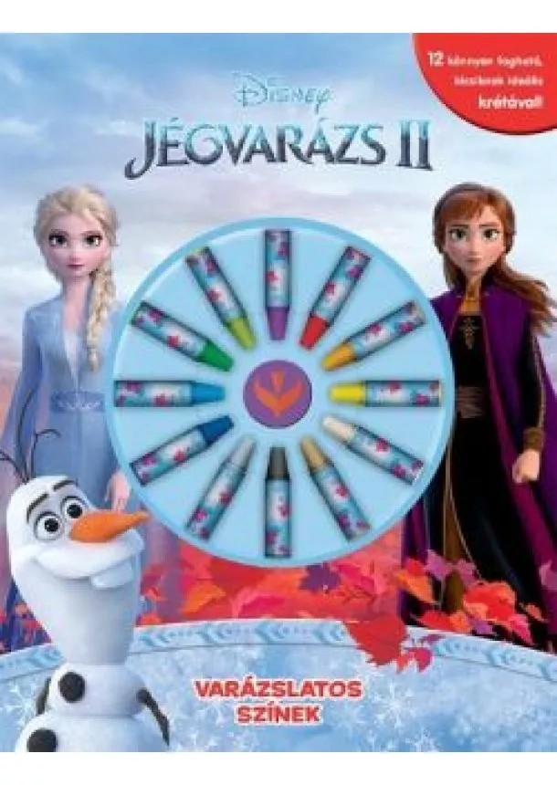 Foglalkoztató - Varázslatos színek: Jégvarázs 2.