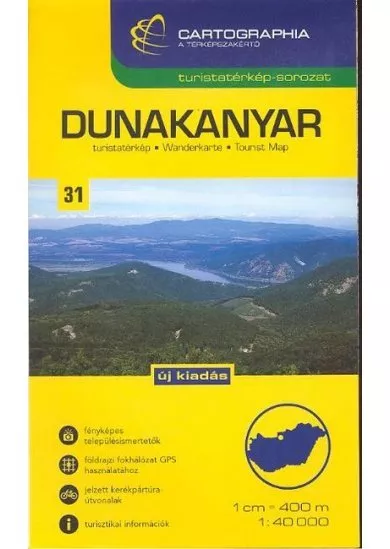 Dunakanyar - Turistatérkép-sorozat 31.