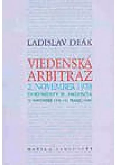 Viedenská arbitráž II.