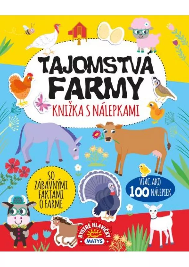 autor neuvedený - Tajomstvá farmy – knižka s nálepkami – viac ako 100 nálepiek!