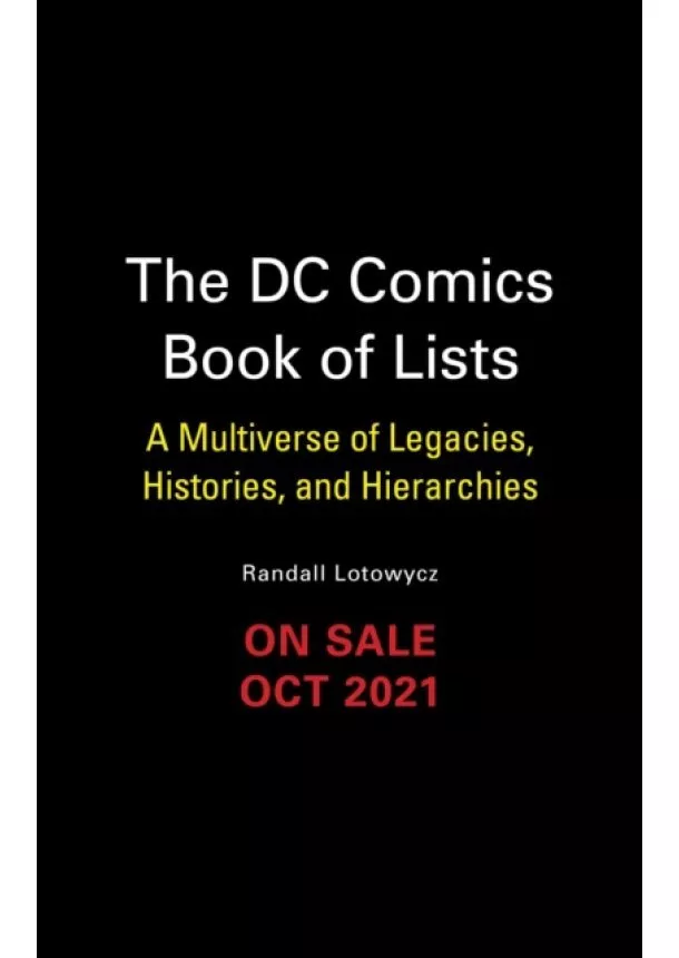 Randall Lotowycz - The DC Book of Lists