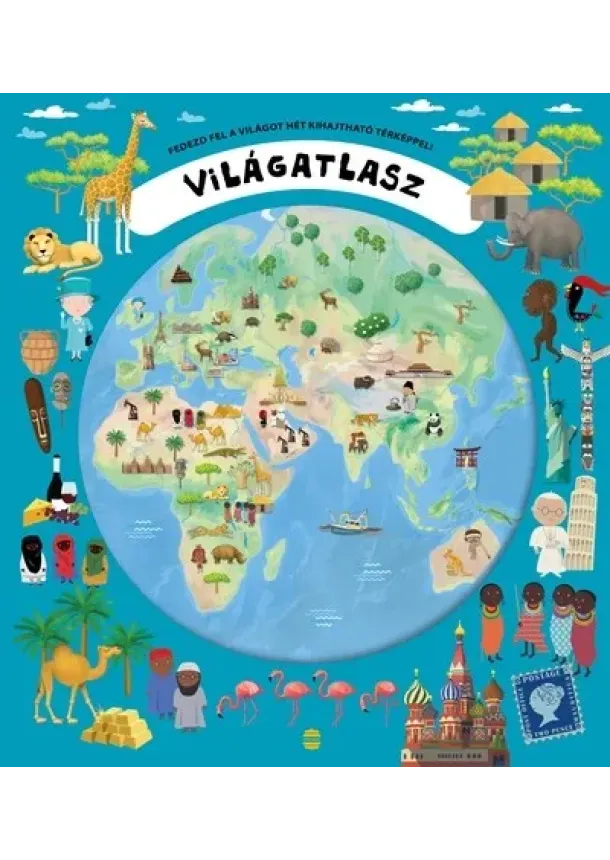 Világatlasz - Fedezd fel a világot hét kihajtható térképpel!