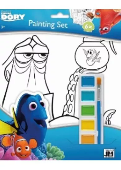 Dory - Vymaľovanková súprava A4 - Painting set
