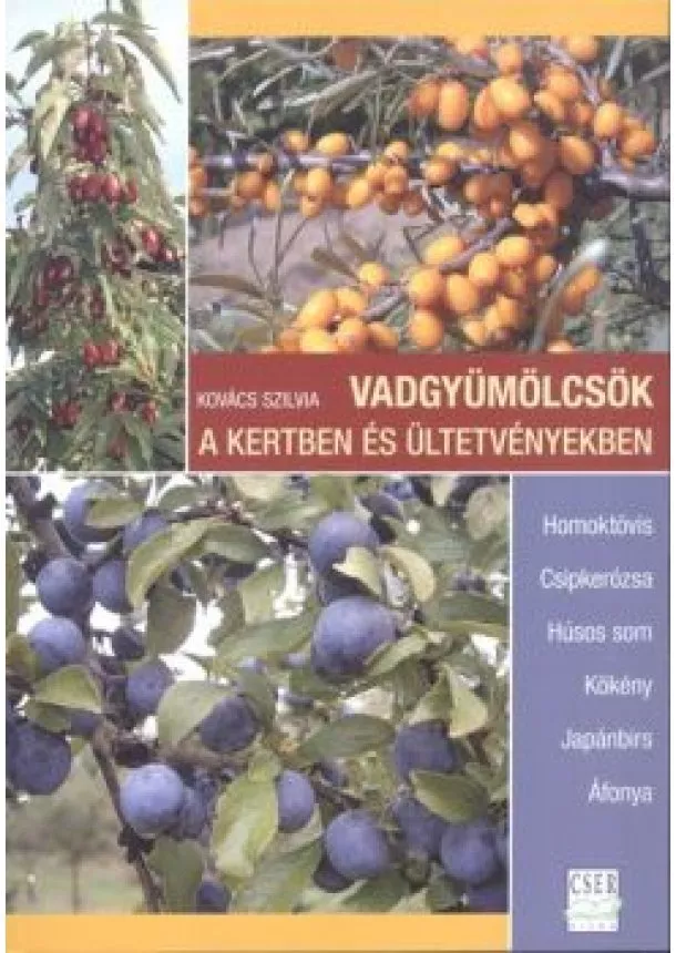 Kovács Szilvia - VADGYÜMÖLCSÖK A KERTBEN ÉS ÜLTETVÉNYEKBEN /HOMOKTÖVIS, CSIPKERÓZSA, HÚSOS SOM, KÖKÉNY, JAPÁNBIRS