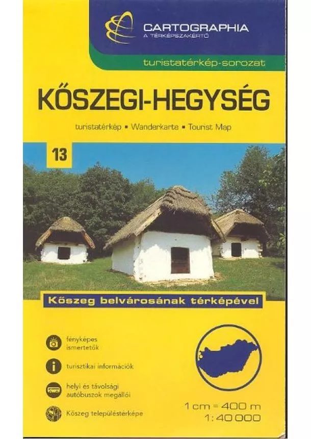 Térkép - Kőszegi-hegység - Turistatérkép-sorozat 13.