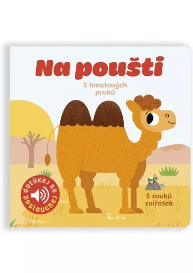 Na poušti - Dotykové a zvukové leporelo