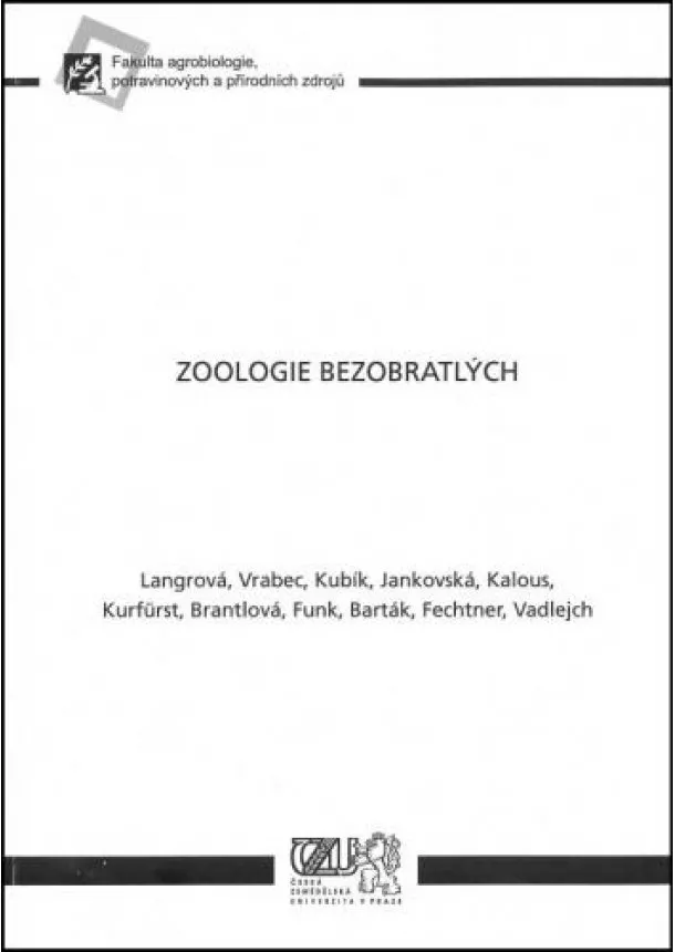 Langrová a kol. - Zoologie bezobratlých