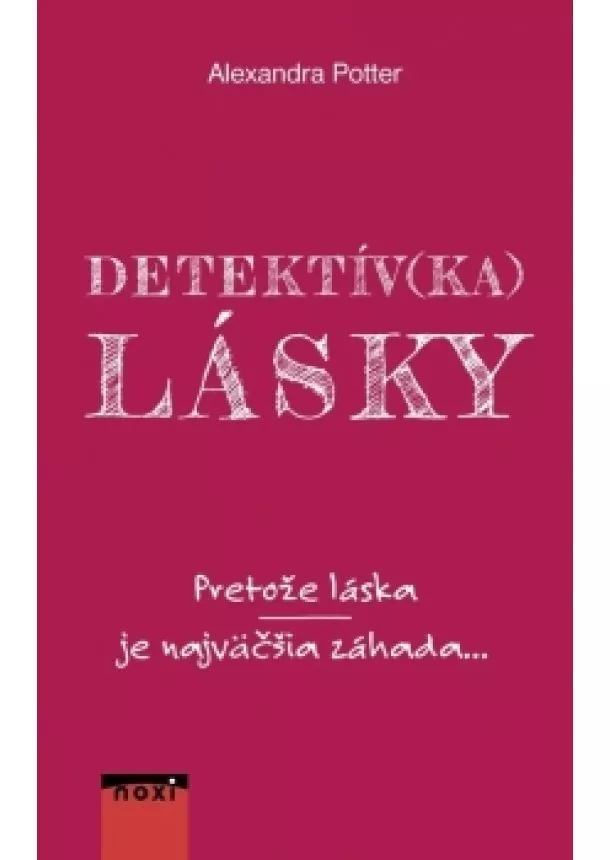 Alexandra Potter - Detektív(ka) lásky