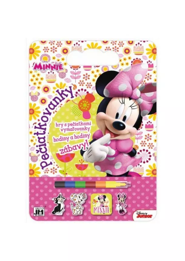 Pečiatkovanky - Minnie - Hry s pečiatkami, vymaľovanky, hodiny a hodiny zábavy!