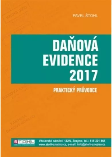 Daňové evidence 2017 - praktický průvodce