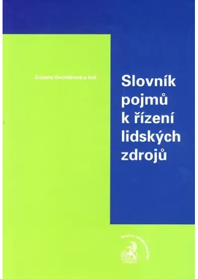 Slovník pojmů k řízení lidských zdrojů