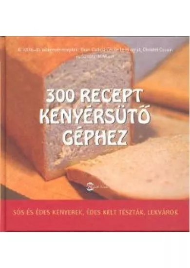 300 RECEPT KENYÉRSÜTŐ GÉPHEZ