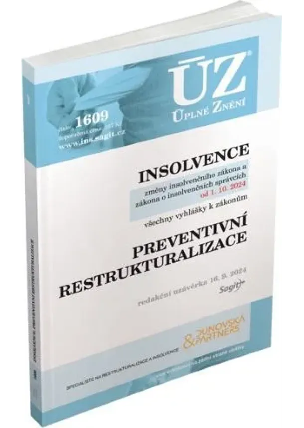 ÚZ 1609 Insolvence, Preventivní restrukturalizace