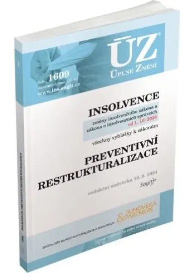 ÚZ 1609 Insolvence, Preventivní restrukturalizace
