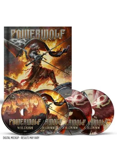 Powerwolf:  Wildlive (Live At Olympiahalle) - Blu-Ray+Dvd+2Cd Mediabook