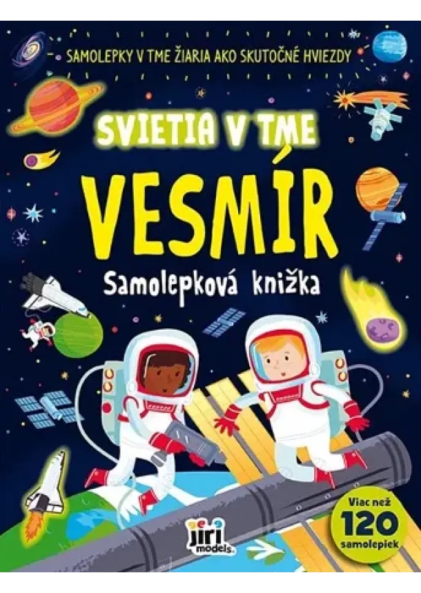 Svietia v tme - Vesmír - Samolepková knižka