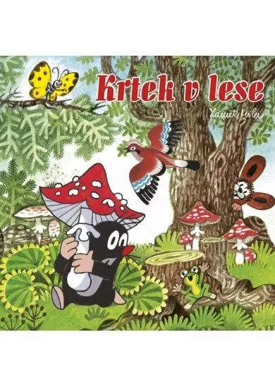 Krtek v lese - čtvercové omalovánky
