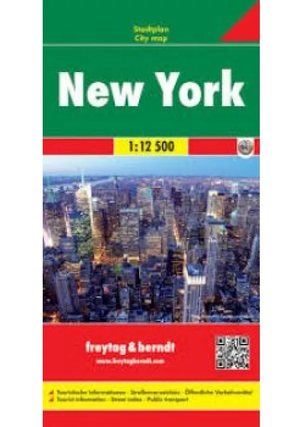 New York mapa mesta 1:12 500