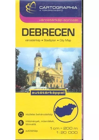 Debrecen várostérkép (1:20 000) /Várostérkép-sorozat