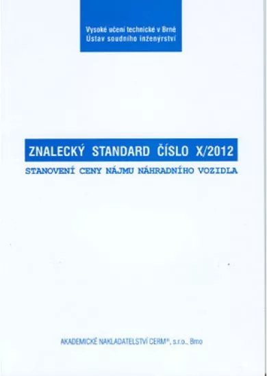 Znalecký standard č. X/2012