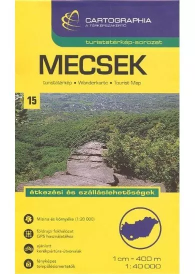 Mecsek - Turistatérkép-sorozat 15.