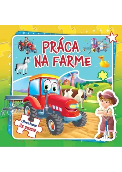 Práca na farme (2.vyd.) - Obsahuje 6x puzzle
