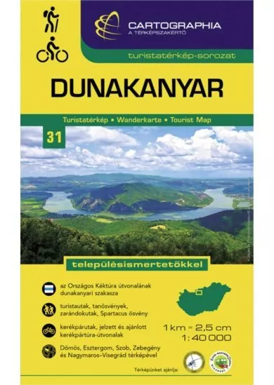 Dunakanyar turistatérkép 