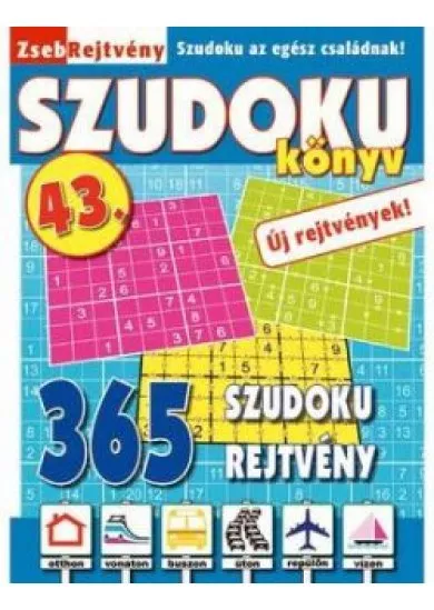 Zsebrejtvény szudoku könyv 43