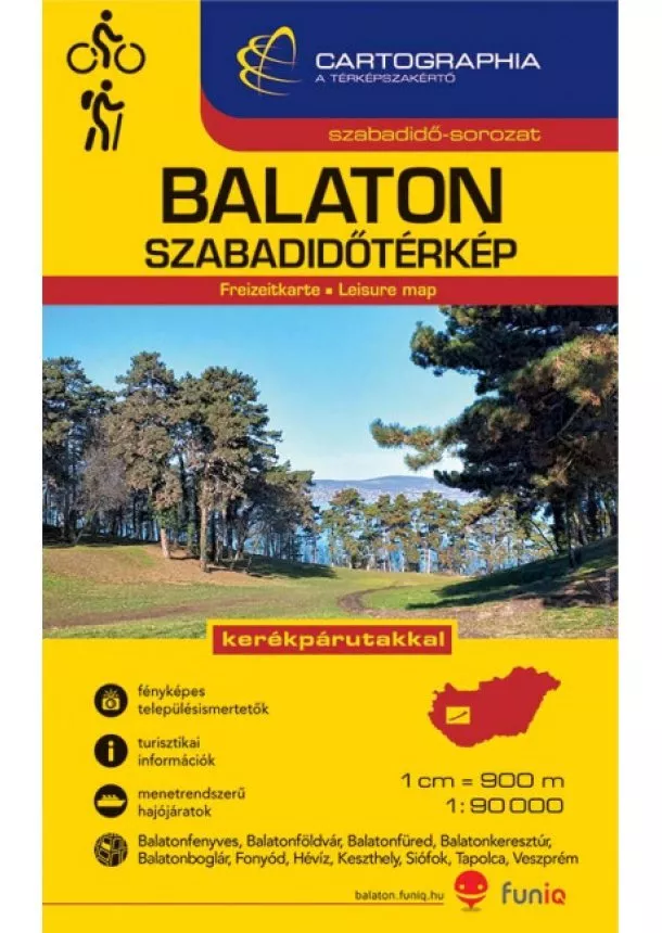 Térkép - Balaton szabadidőtérkép 1:90 000 