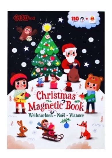 Magnetická kniha Vianoce - Christmas Magnetic Book