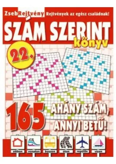 Zsebrejtvény Szám szerint könyv 22