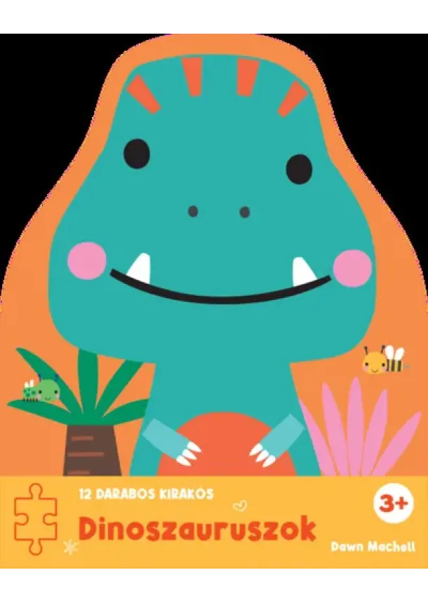 12 darabos kirakós - Dinoszauruszok
