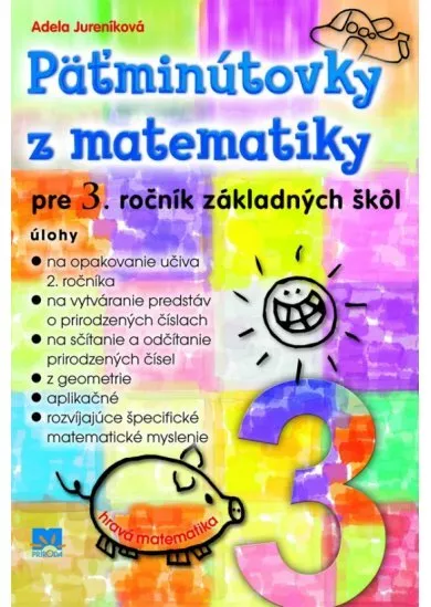 Päťminútovky z matematiky pre 3. ročník základných škôl