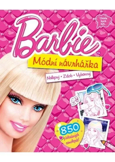 Barbie - Módní návrhářka - Nalepuj, zdob, vybarvuj