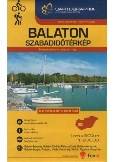 Balaton szabadidőtérkép - Szabadidő-sorozat