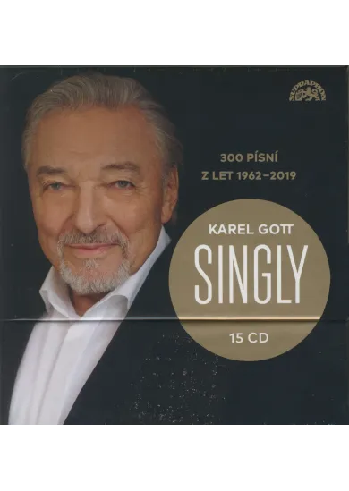 Karel Gott: Singly (300 písní z let 1962-2019) - 15CD
