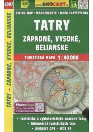 SC 473 Tatry Západné, Vysoké, Belianske 1:40 000 /4097/