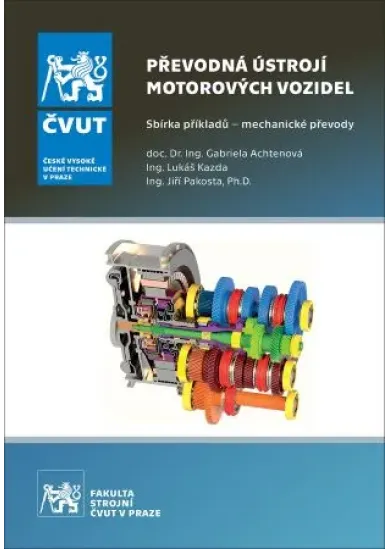 Převodná ústrojí motorových vozidel - Sbírka příkladů - mechanické převody