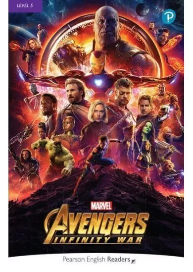 Pearson English Readers: Level 5 Marvel Avengers Infinity War Book + Code Pack
