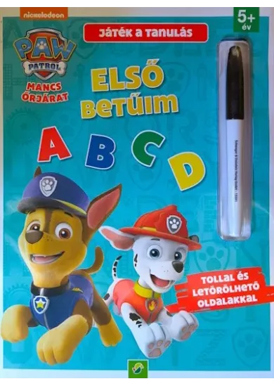 Mancs őrjárat: Első betűim - Tollal és letörölhető oldalakkal