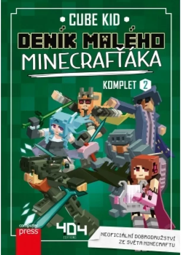 Cube Kid - Deník malého Minecrafťáka komplet 2